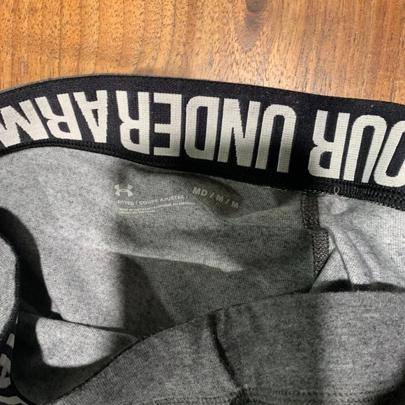 Under Armour - Gray with Black stripe leggings - Picture 2 of 3